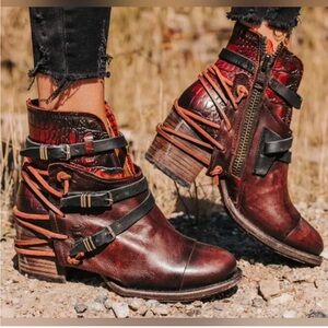 Freebird by Steven Boots - Crue - Wine Color